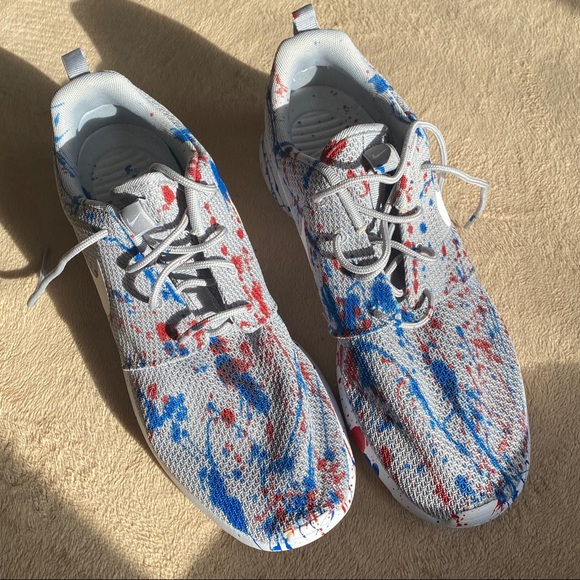 Men’s Custom Nike New England Patriots Sneakers NWOT - Picture 8 of 10